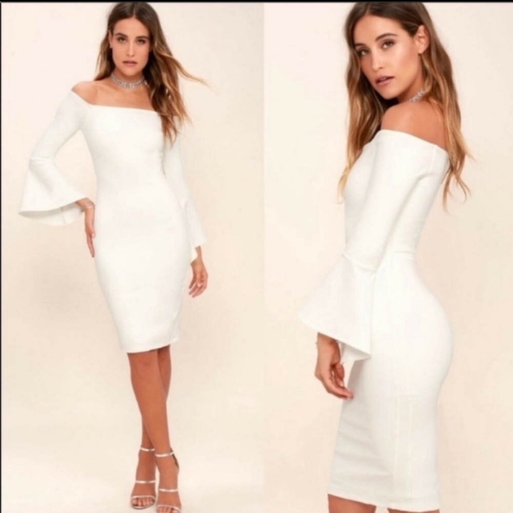 Lulu’s ‘All She Wants’ Off the Shoulder Midi Dress